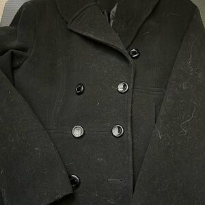 Size 6 black Calvin Klein peacoat